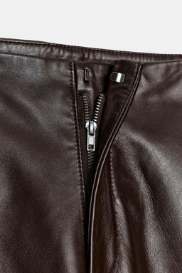 100% LEATHER BALLOON TROUSERS ZW COLLECTION