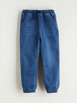 Beli Lastikli Erkek ?ocuk Jogger Jean Pantolon