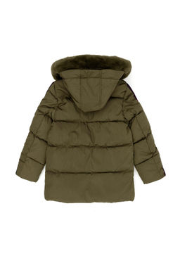 Пальто цвета хаки для мальчика - U.s. polo assn фото 2