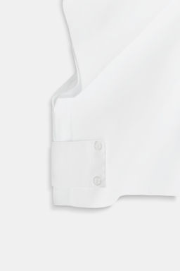 CAMISETA CAPA ALGOD?N / Blanco - Zara фото 7