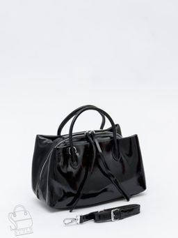 Сумка женская кожаная 5786P black Polina&Eiterou