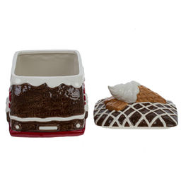 Конфетница "Пряничный фургон", 2800 мл, L23,5 W15,5 H18 см