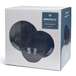 НАБОР ОБЕДЕННЫЙ BRONCO CONCEPT НА 4ПЕР. 12 ПР. СИНИЙ  фото 12