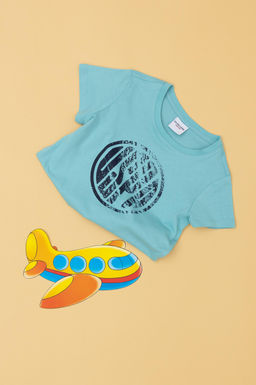 U. S. Polo Assn / Мятная базовая футболка с круглым вырезом для мальчиков - U.s. polo assn фото 5