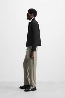COMFORT FIT JOGGER WAIST TROUSERS - Zara фото 14