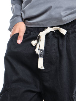 Брюки карго 33-91236 черный - Mini maxi фото 18