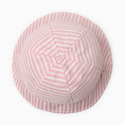 Панама детская MINAKU «Полосатик», размер 46, розовая