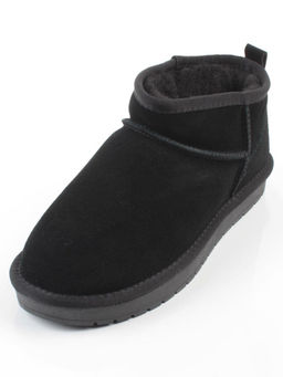PF8300-1 BLACK Угги женские (натуральная замша, 100% шерсть)
