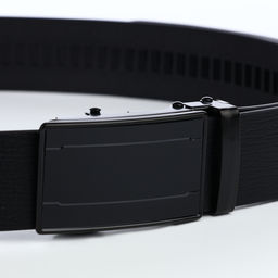 Ремень мужской, 120×3.5 см, регулируемая длина, металлическая пряжка автомат, чёрный
