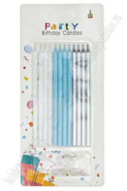 Свечи праздничные (12 шт) SF-7830, №19