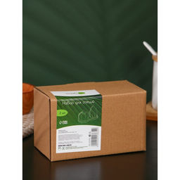 Набор для специй BellaTenero «Витамины», солонка 60 мл, перечница, 60 мл, на бамбуковой подставке, фарфор, белый