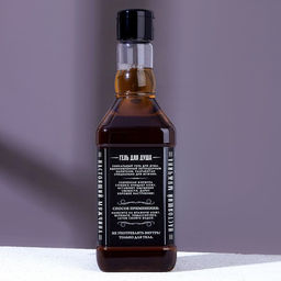 Гель для душа виски Крутой мужик, 500 мл, аромат сандала и бергамота, Чистое счастье