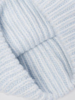 Шапка жен. шерсть+акр LB-A53015 white/l.blue - Labbra фото 8