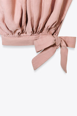 ZW COLLECTION FLOWING GATHERED TROUSERS - Zara фото 12
