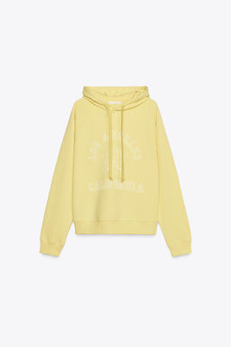 SLOGAN PRINT HOODIE