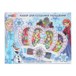 Набор для создания украшений "Снежная принцесса" 100+ элем. (BEADS-125618, 400050)