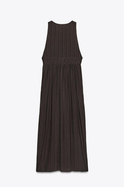 STRIPED LONG WAISTCOAT - Zara фото 3