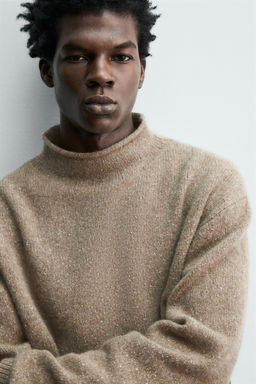 WOOL - SILK SWEATER WITH BUTTONS - Zara фото 5