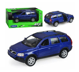 Welly. Машинка 1:32 "Volvo XC 90" пруж. мех., синий арт.39884CW