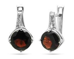 Серьги, гранат, Жюли