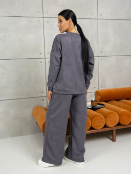 Костюм женский под замшу мод.2082 - Барболета фото 29