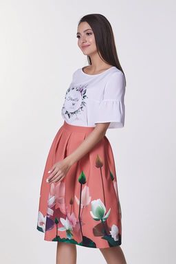 VALENTINA Юбка Ника №12 (цветы)  фото 3