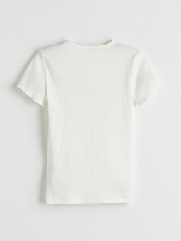 Fiyonk Bask?l? K?z ?ocuk Ti??rt