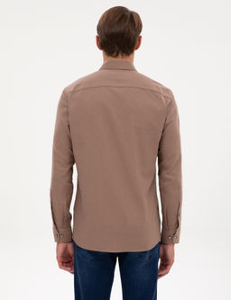 Vizon Slim Fit Uzun Kollu G_mlek - Pierre cardin фото 5