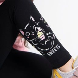 CRB wear/CWKG 70088-22-286 Брюки модель леггинсы для девочки, черный/Ex.Cherubino  фото 7