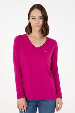 Женский свитшот цвета фуксии Неожиданная скидка в корзине - U.s. polo assn фото 3