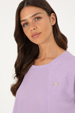 U. S. Polo Assn / Женская сиреневая футболка - U.s. polo assn фото 2