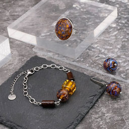 Браслет из муранского стекла GOLDEN SUNSET RC3926