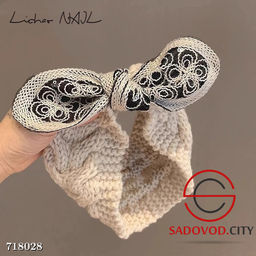 Тёплая повязка для волос женская - Bruno фото 5