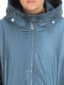 BM-15 GRAY/BLUE Куртка демисезонная женская (100 гр. синтепон) - Fashion фото 10