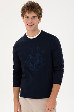 Erkek Lacivert Sweatshirt