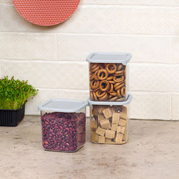 Банка для сыпучих продуктов 0,8 л Sugar&Spice Vanilla квадратная с гибкой крышкой арт. SE168410005