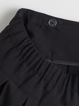 Beli Lastikli Basic K?z ?ocuk Pileli Etek