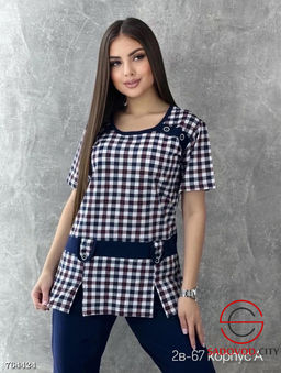 Пижама двойка с бриджами для женщин - Bruno фото 2