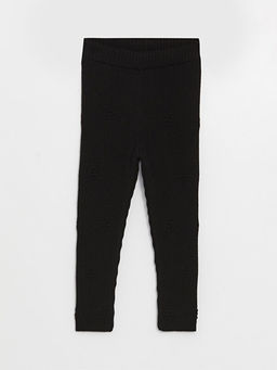 Beli Lastikli Basic K?z Bebek Triko Tayt