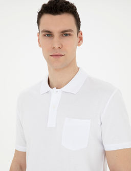 Beyaz Regular Fit Basic Ti__rt
