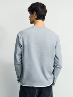 Контрастный лонгслив хенли / Zarina  фото 6