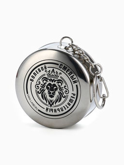 Фляжка со складной стопкой в чехле «Лев», 240 мл, 75 мл