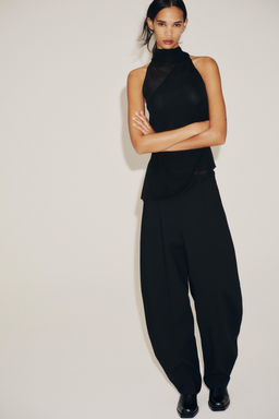 HIGH-WAIST BALLOON TROUSERS
