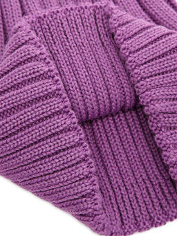 Шапка жен. шерсть+акр LB-BR55043 violet - Labbra фото 12