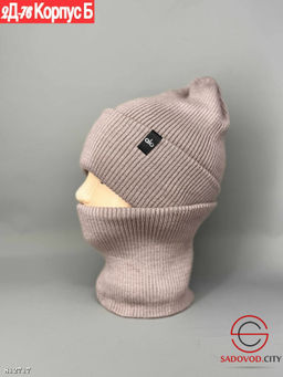 Комплект для девочки шапка и снуд - Bruno фото 7