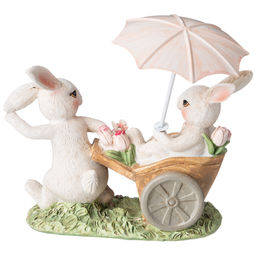 СТАТУЭТКА КРОЛИКИ 17Х8,5Х17 СМ - Lefard фото 3