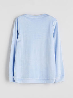 K?z ?ocuk Kadife Pijama ?st