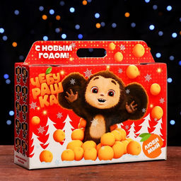 Подарочная коробка Чебурашка, Портфель широкий , 31 х 8,5 х 20,3 см - Simaland фото 6