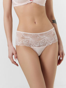 Цена за 2 штуки! Трусы шорты женские розовые кружевные цветочно -розовый 412624 - Mark formelle фото 2