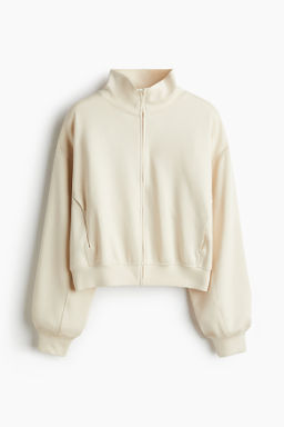 Chaqueta extrasuave con cremallera